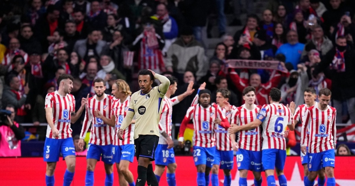 바르사, 국왕컵서 아틀레티코에 0-4 참패…자책골 등 전반 4실점