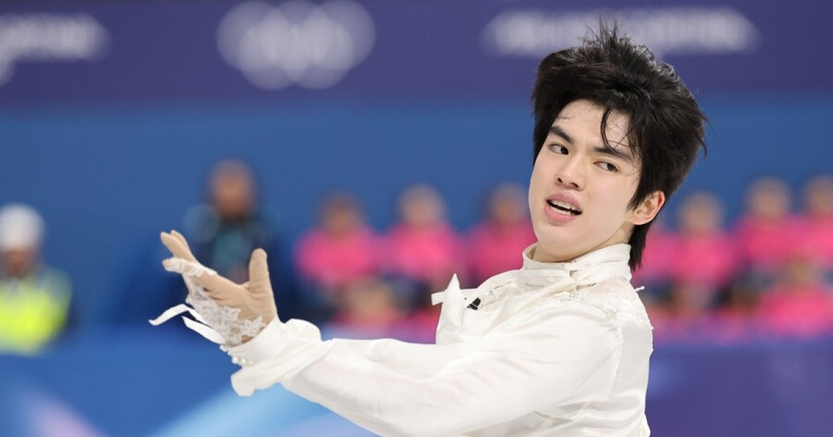 [올림픽] 피겨 차준환 프리서 아쉬운 '점프 실수'로 181.20점…메달 무산