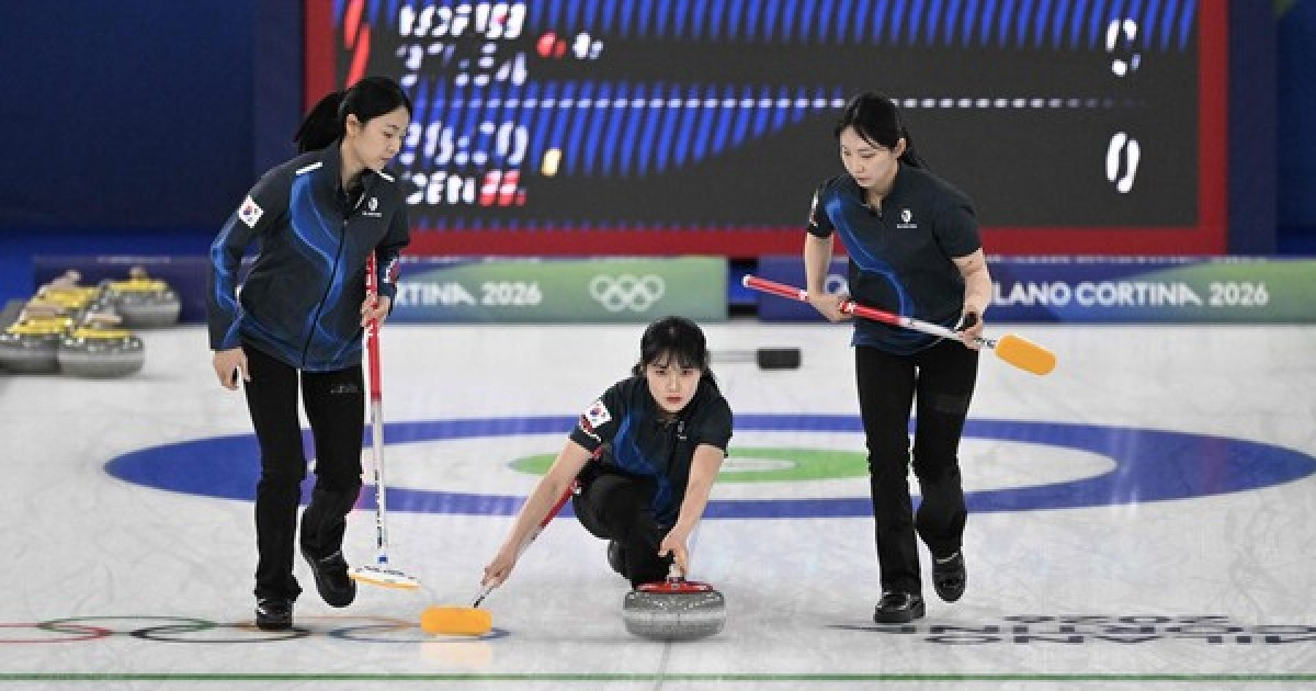 여자 컬링 한일전 관련 보도 이미지