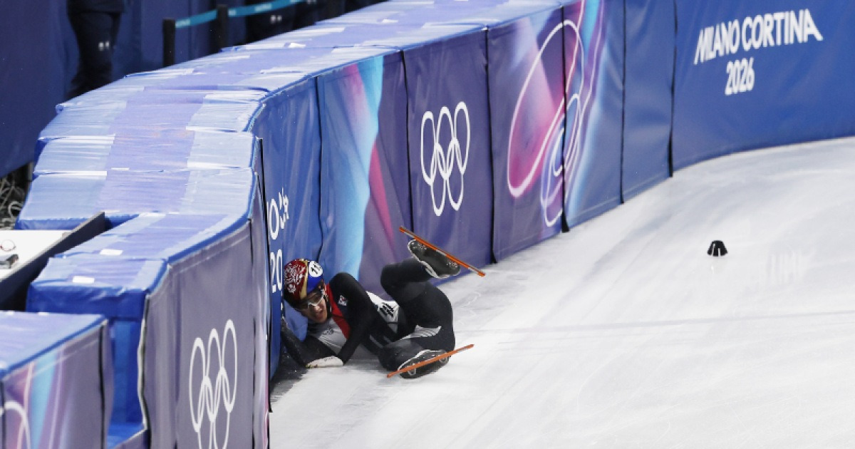 '꽈당·꽈당·꽈당·꽈당' 韓 계주 탈락에 린샤오쥔·에이스까지, 韓에도 내려진 '빙질 경계령' [2026 밀라노]