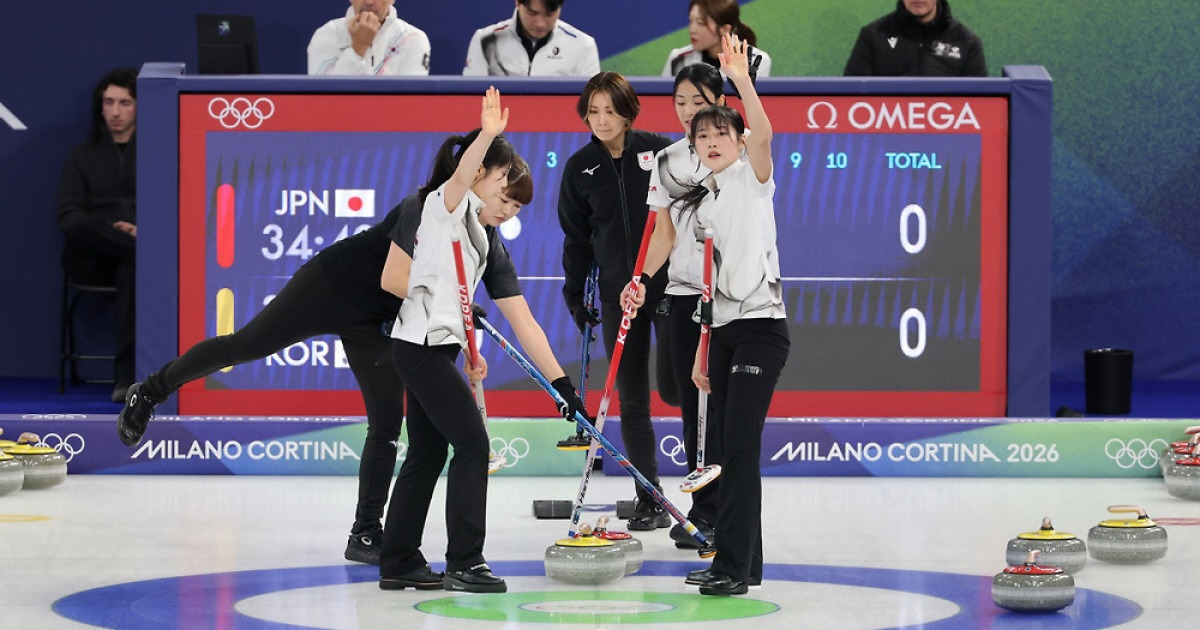 "이번에는 일장기?" 컬링 한일전 역대급 방송사고 터졌다, 팬 분노 폭발→"일반적으로 안 되는 상황, 양해 부탁"