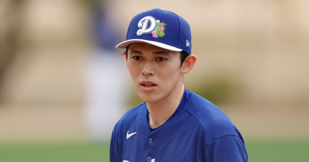 ‘WBC 불참 다행이네’ 다저스 日 괴물 투수, 처음부터 159km→김혜성에 좌전 안타 맞다