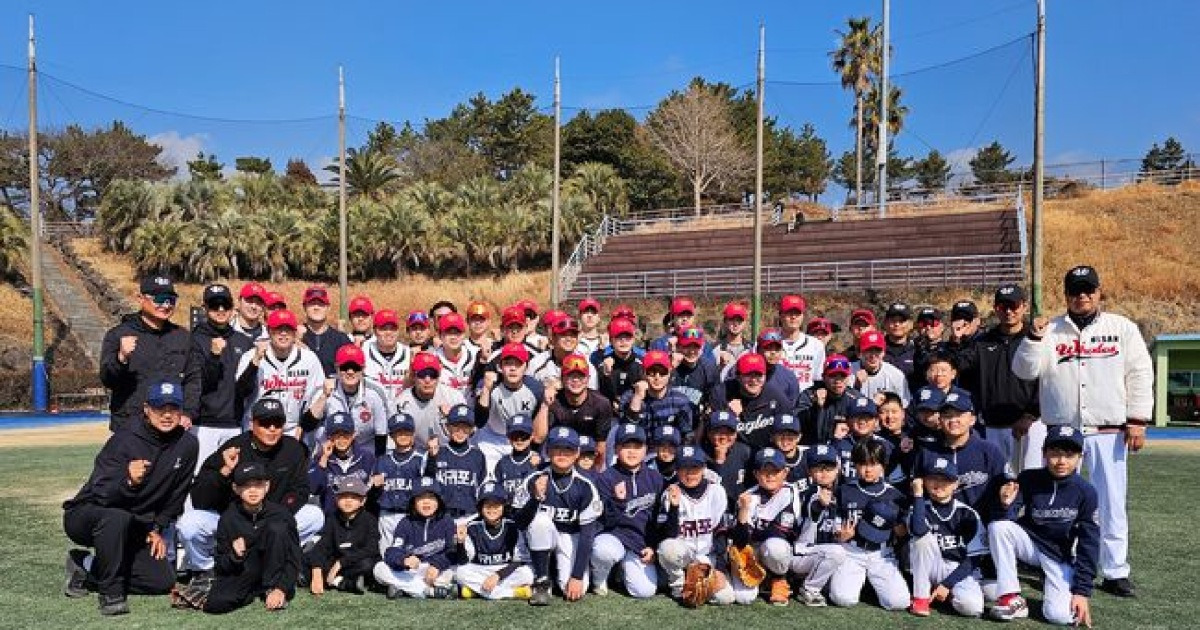 울산 웨일즈가 선사한 특별한 하루…야구 꿈나무 눈빛 달라졌다