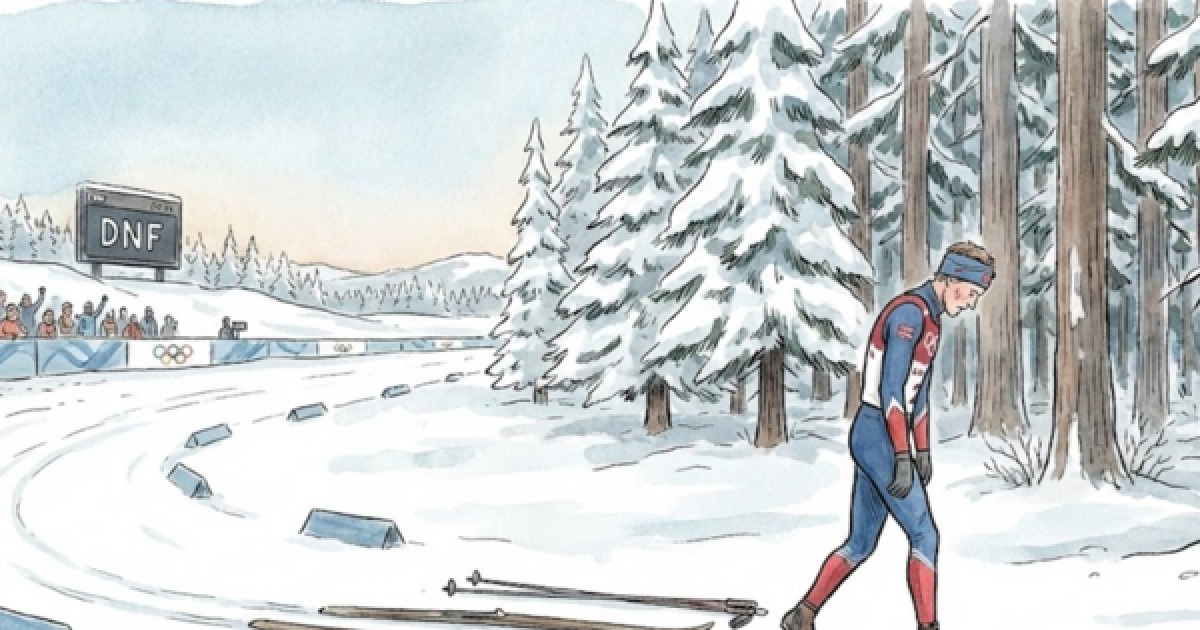 금메달 눈앞에 뒀던 노르웨이 스키 선수, 갑자기 장비 내팽개치고 숲으로 향한 이유는?