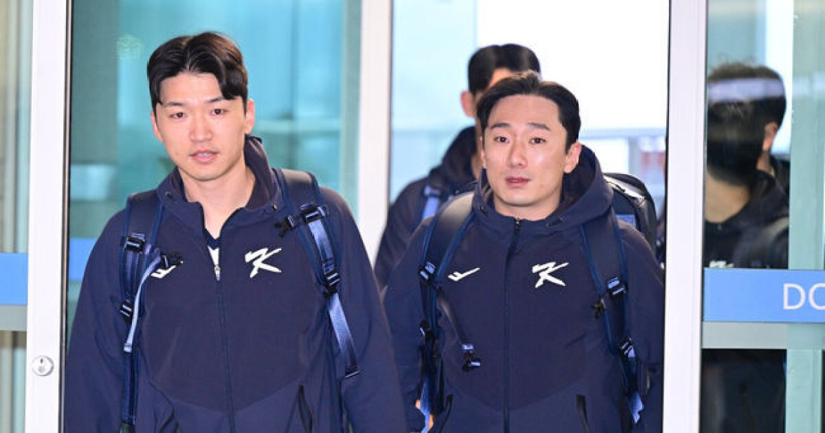 ‘7명이다. 정말 괜찮나’ 국대 트윈스, 모이면 왁자지껄...지각보경, 잠꼬대승기, 향수민재, 야채주영, 스윗주장