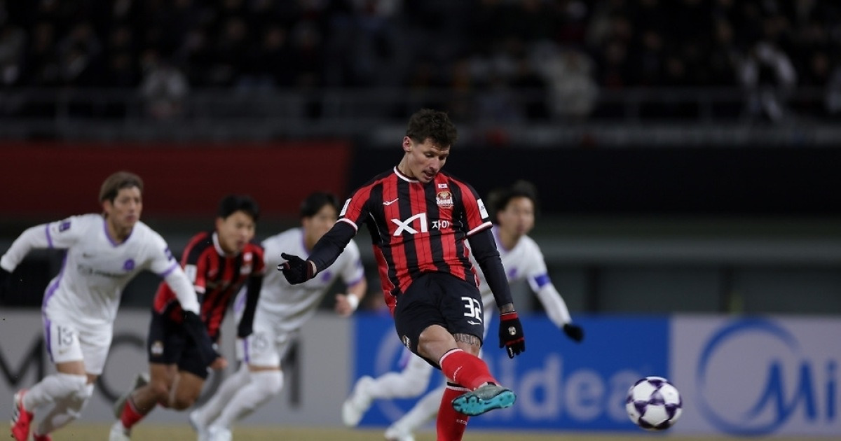 FC서울, 히로시마와 2-2 통한 무승부…막판 5분 2실점 '와르르'