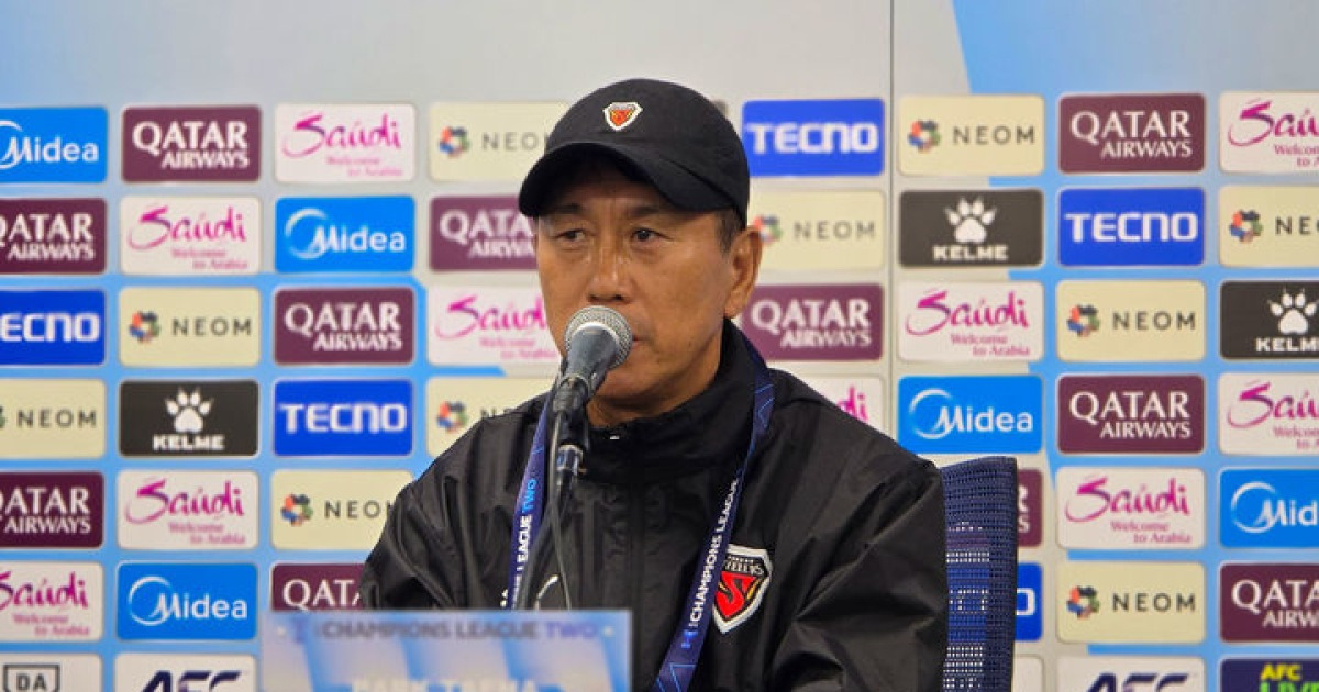 'ACL2 8강 도전' 포항 박태하 감독 "감바 오사카 충분히 넘어설 수 있다"