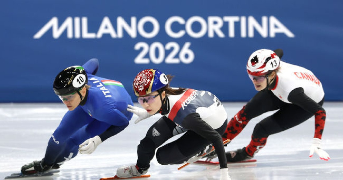 아직 금은 없어...여자 쇼트트랙 계주, 밀라노서 왕좌 탈환 노린다 [2026 동계올림픽]