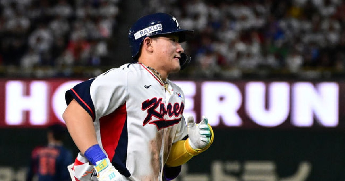 '한국 대표팀 잠입' 日 언론, WBC 누구를 주목했나 "대형선수의 압도적 존재감, 노란색 근육맨 괴력포"