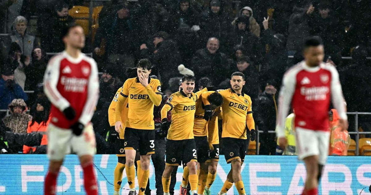 '극장 동점골' EPL 꼴찌 울버햄튼, 선두 아스널 울렸다…황희찬 결장