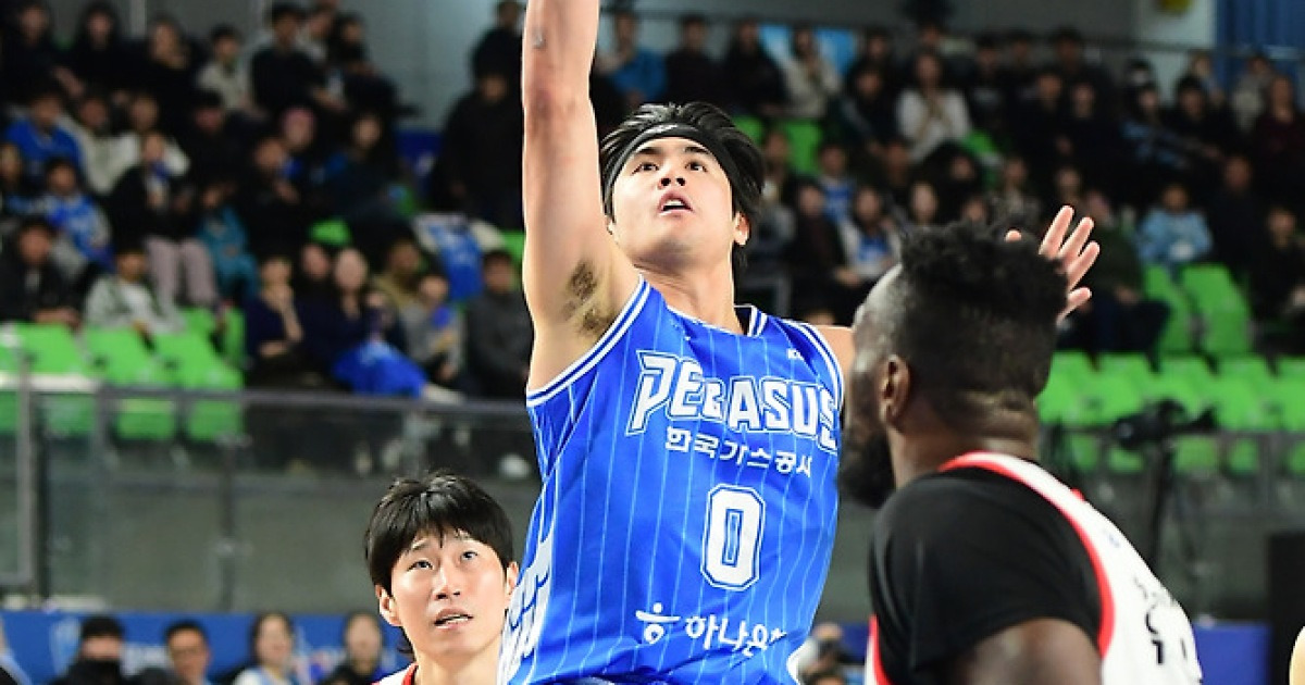 '벨란겔 27점+라건아 더블더블' 한국가스공사, SK 6연승 저지…공동 9위 도약 [IS 대구]