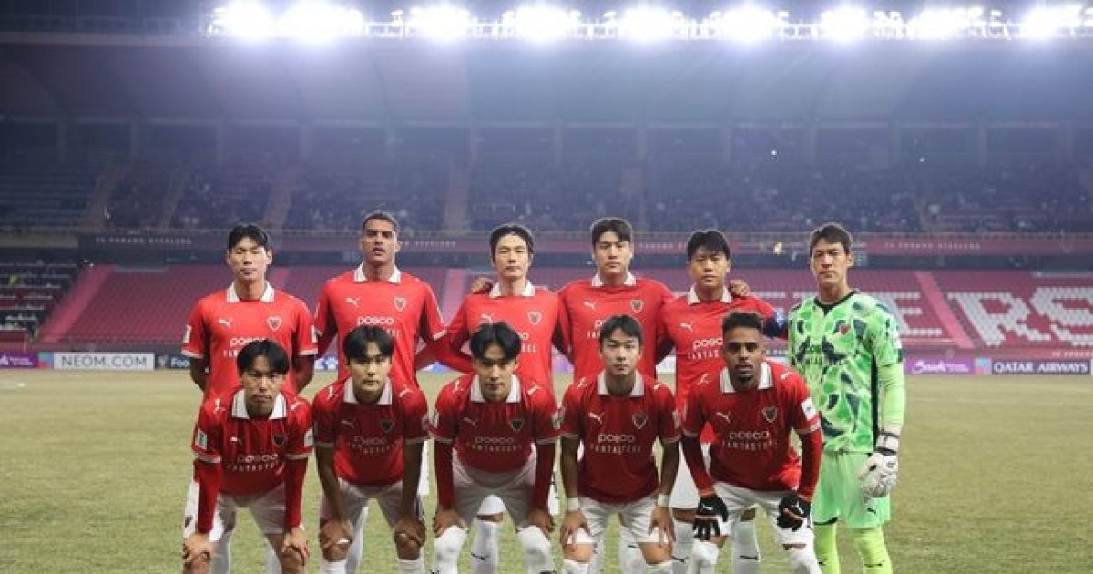 포항, 감바 오사카에 아쉬운 1-2 패배...ACL2 8강 진출 좌절