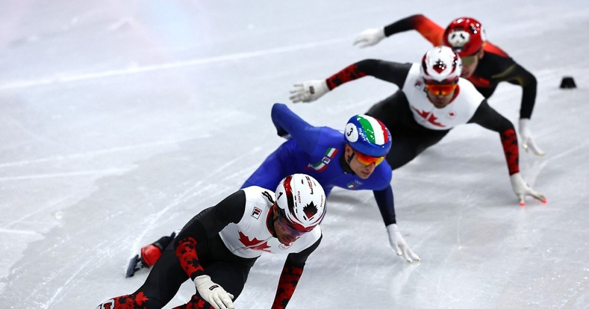 [올림픽] 중국 쇼트트랙 린샤오쥔, 500ｍ 준준결승서 탈락…'끝내 노메달'