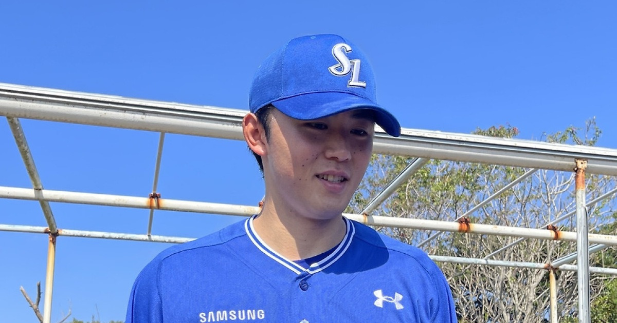 불펜에서 삼성 미야지 불러세운 강민호 "똑바로 던지자!"