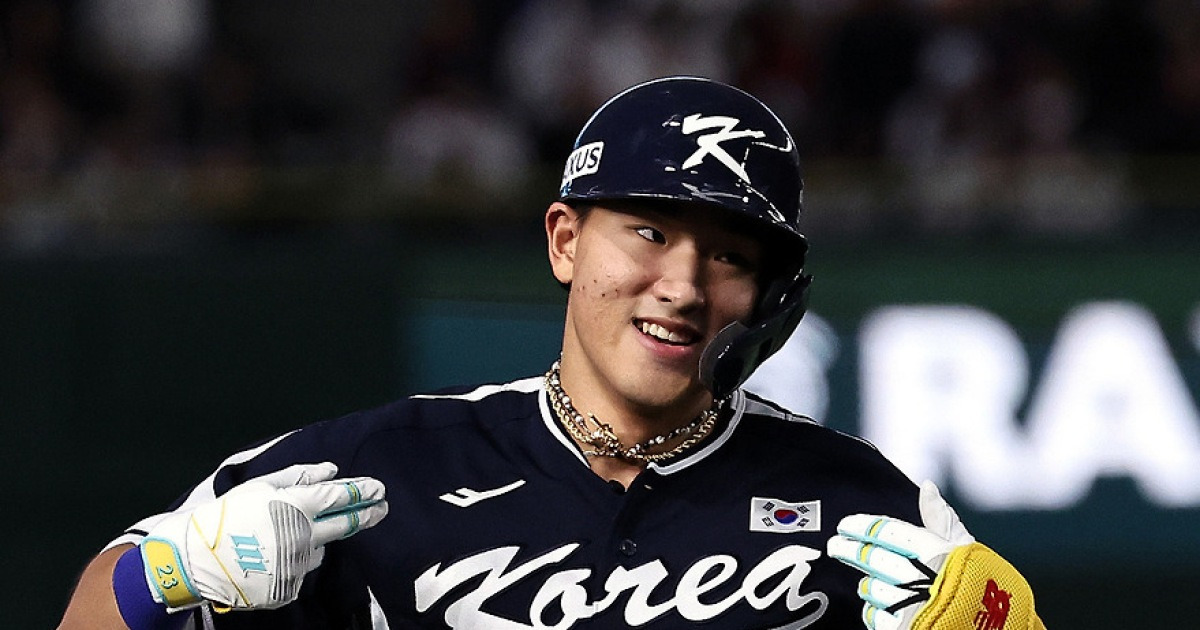 첫 연습경기서 홈런 친 안현민 "WBC서도 좋은 성적 내겠다"(종합)