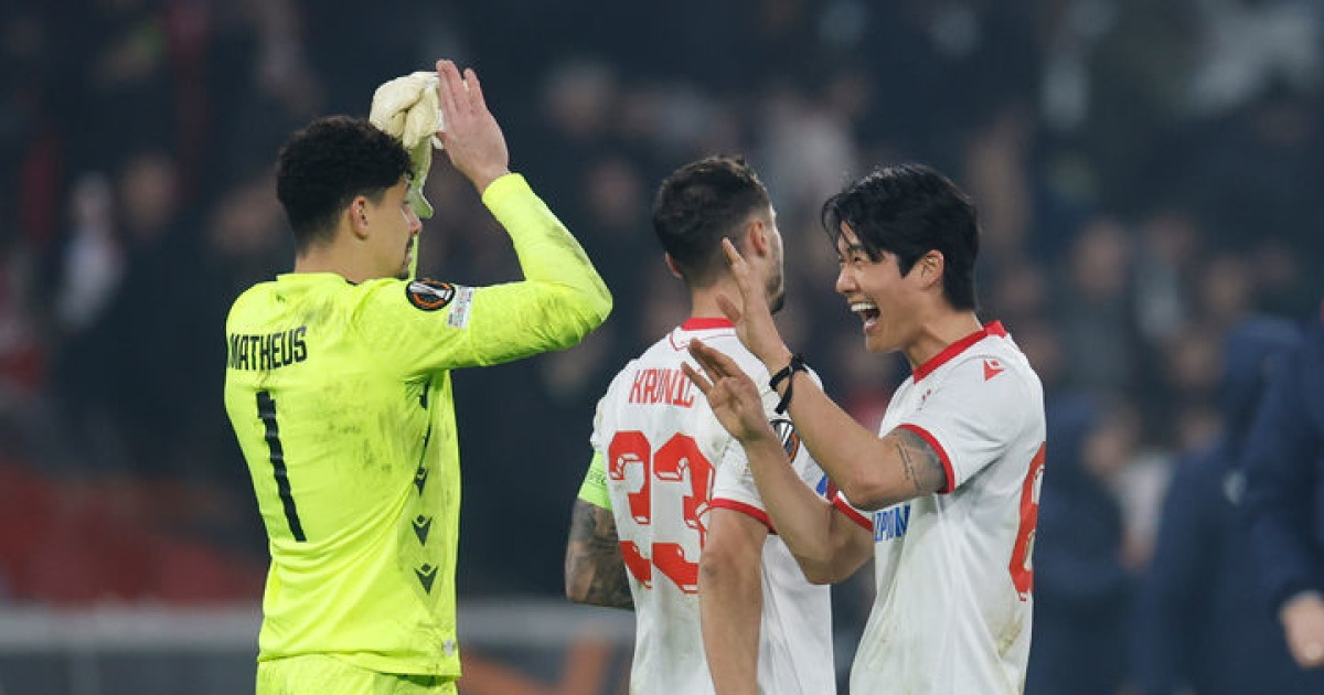 '설영우 풀타임' 즈베즈다, 릴 1-0 제압…UEL 16강 보인다