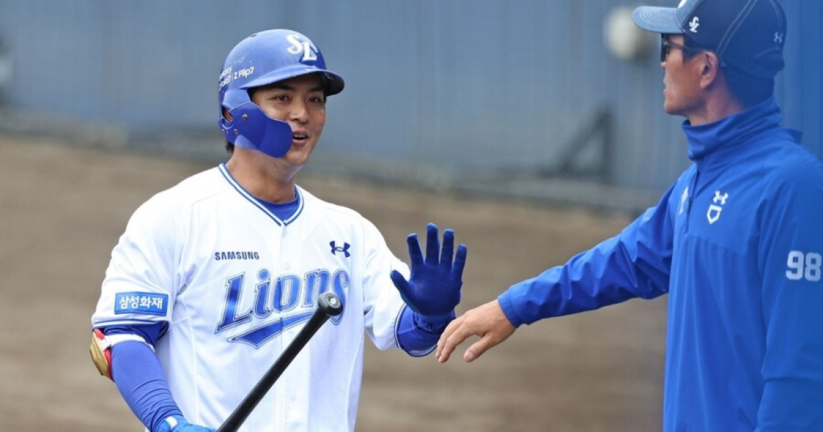 저 선수 누구야? 정우주에 역전 쓰리런 쾅!…대표팀 꺾은 삼성, 대포 한 방에 웃었다