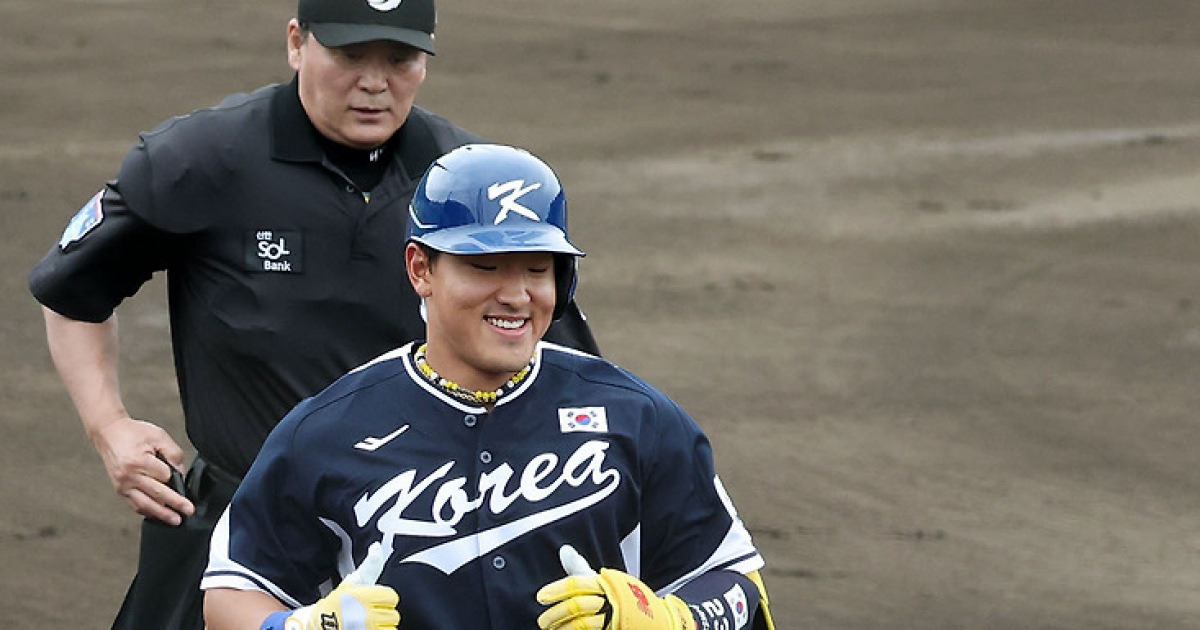 김도영-안현민 동시에 터졌다! 'K-고릴라' 홈런 폭발→'슈퍼스타' 2루타 '쾅' [WBC 캠프]