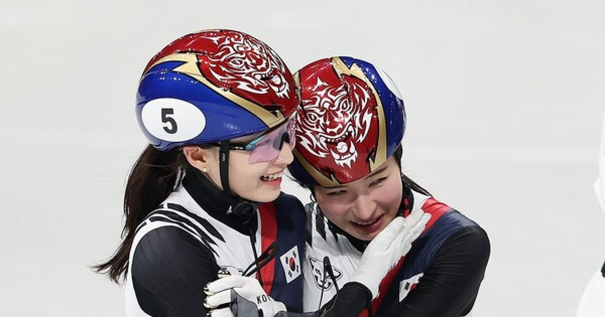 '최민정의 희생? 김길리 金 만들었다?' 분명 최민정 있었기에 가능 [쇼트트랙 1500m]