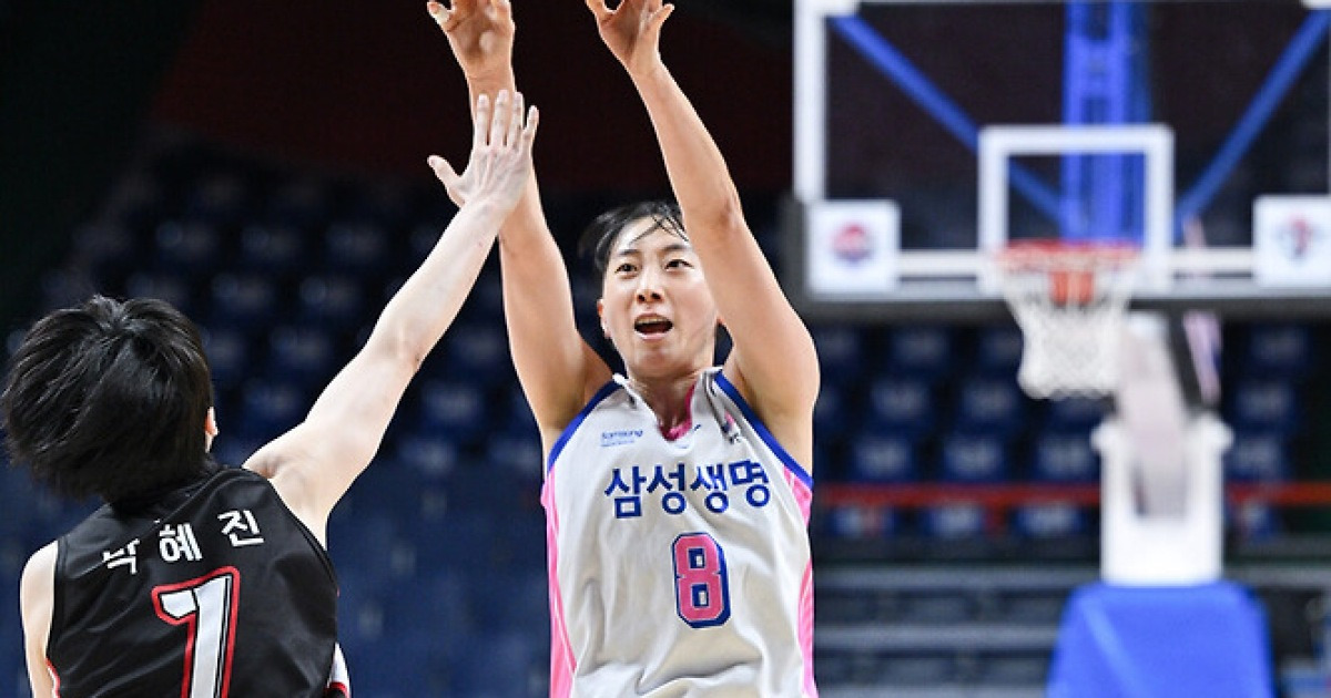 ‘이주연 이끌고 배혜윤 마무리’ 삼성생명, 11점 열세 뒤집고 BNK 제압