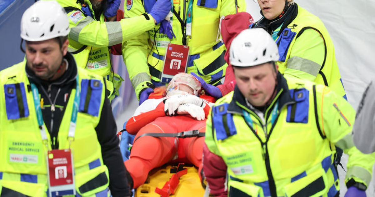 피 흘리며 쓰러진 폴란드 쇼트트랙 선수, 안면 수술 받고 회복 중[2026 동계올림픽]