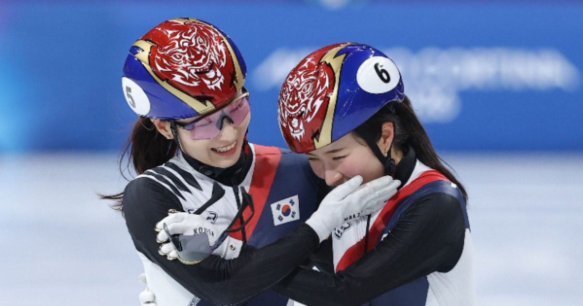 "진짜요?" 최민정 은퇴 선언…김길리의 눈물 섞인 대관식
