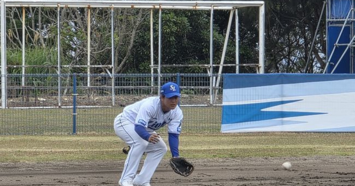 정우주 상대로 역전 3점포 폭발! 그런데 왜 지옥 펑고 받았나 “너무 신나서 실책, 당연히 훈련 해야죠” [오!쎈 오키나와]