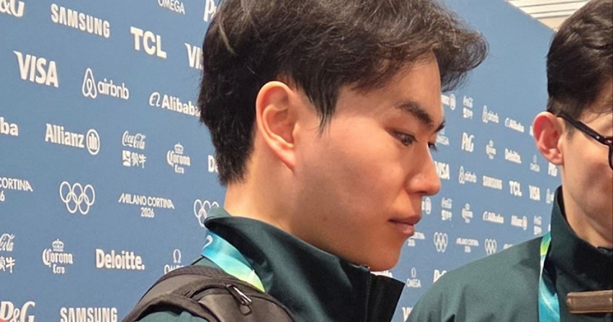 '헝가리 귀화 후 첫 올림픽' 김민석, "대한민국 너무 사랑했기에 밤낮 고민"→"스케이트가 내 인생의 전부였다"[밀라노 현장]