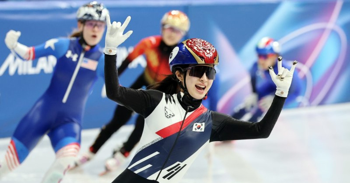 "도영 선수 보고 있나요"…2관왕 MVP 김길리, 결승선에서 핀 '찐팬심' [2026 밀라노]