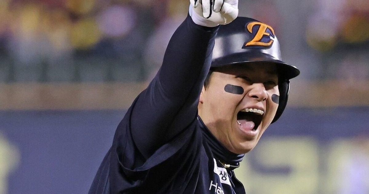 노시환, 한화와 최대 ‘11년 307억원’ 계약