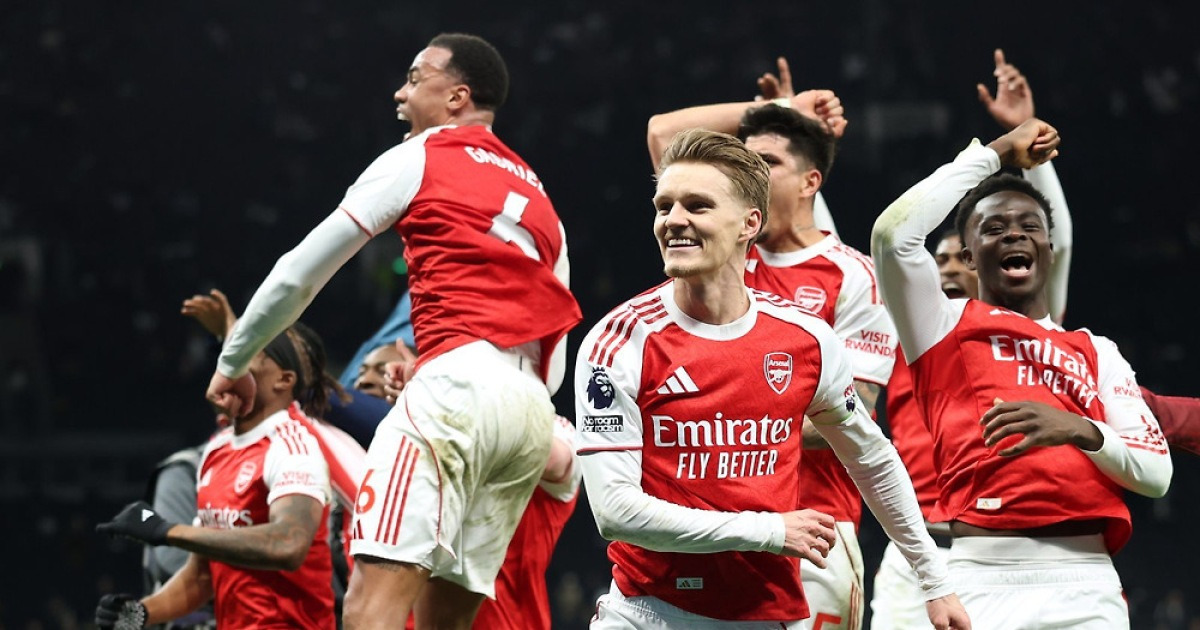 아스널, 토트넘과 북런던 더비서 4-1 완승…토트넘은 투도르 감독 선임-손흥민 동료 델리 알리 방문에도 백약이 무효