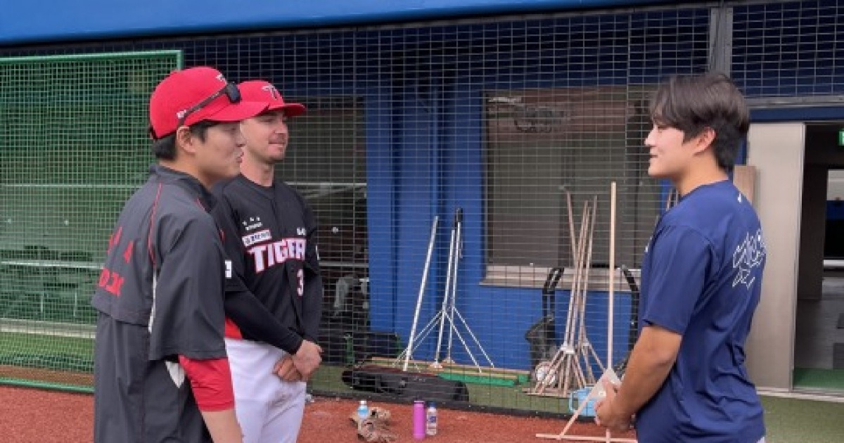 WBC 대표팀, KIA와의 연습경기서 아찔한 장면