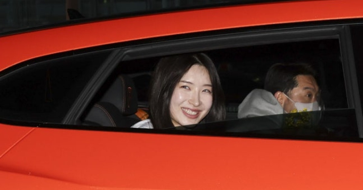 '람보르길리' 김길리, 진짜 람보르기니 타고 집으로…"연예인 된 기분"