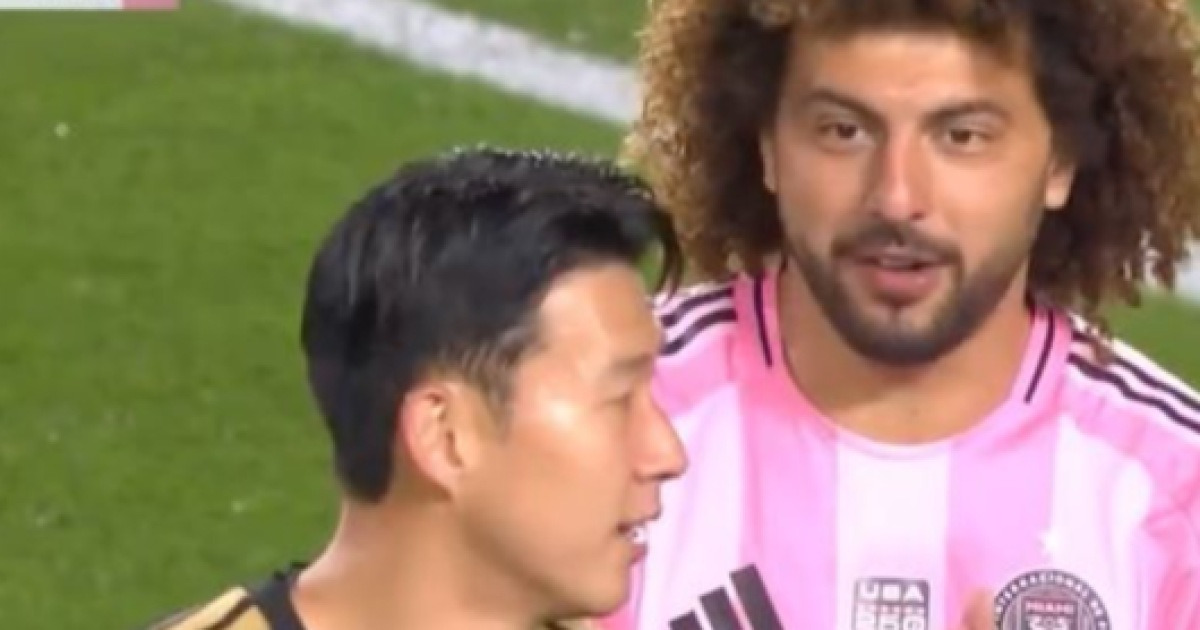 손흥민, LAFC 데뷔전서 메시와 맞대결...존중의 장면도