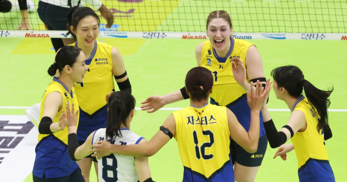 현대건설, 미리보는 챔프전서 파죽의 5연승...도로공사 턱밑 추격