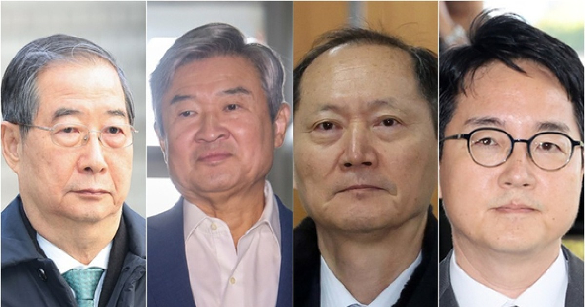 한덕수 등 내란 연루 윤 정부 고위직들, 줄줄이 퇴직금 수령