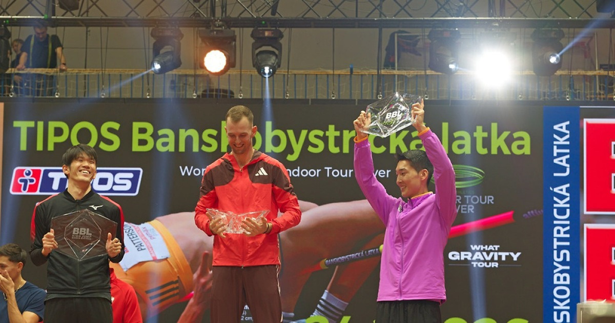 우상혁, 반스카비스트리차 대회서 2m30의 기록으로 동메달 획득…다음달 세계실내선수권 출전 기준기록 충족