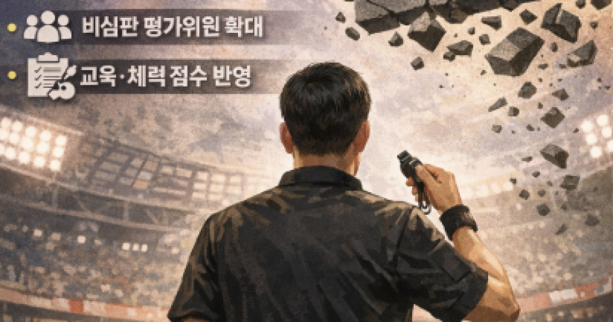 K리그, 심판 개혁으로 권위 구조 종식…판정의 신뢰 회복 가능할까