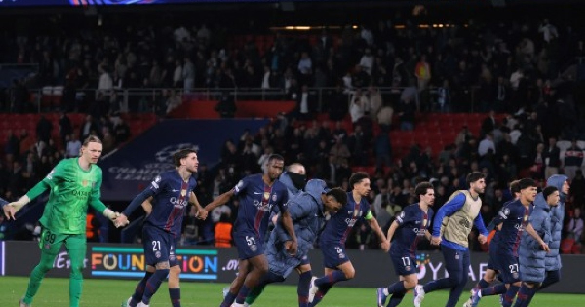 PSG, 모나코와 2-2 무승부…합계 5-4로 UCL 16강 진출, 2연패 도전