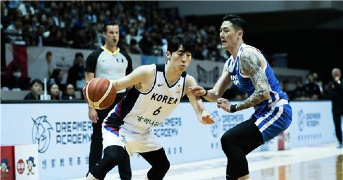 마줄스 감독 데뷔전 고배…한국 남자농구 대만에 65-77 완패