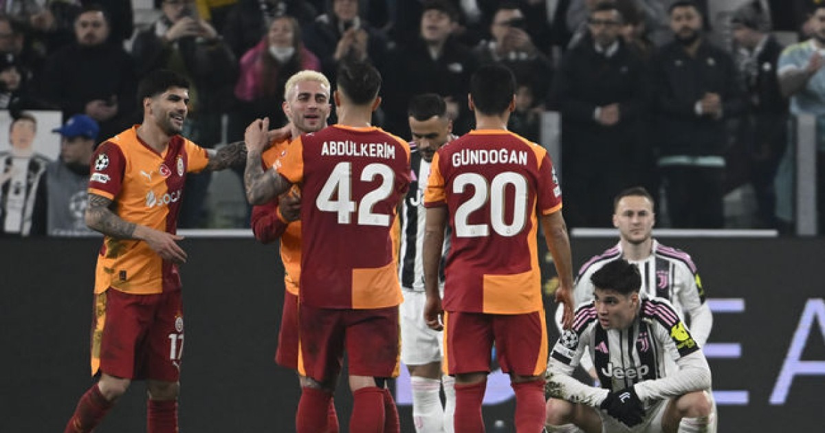 유벤투스, 갈라타사라이와의 챔피언스리그 16강 플레이오프에서 고전 끝 탈락