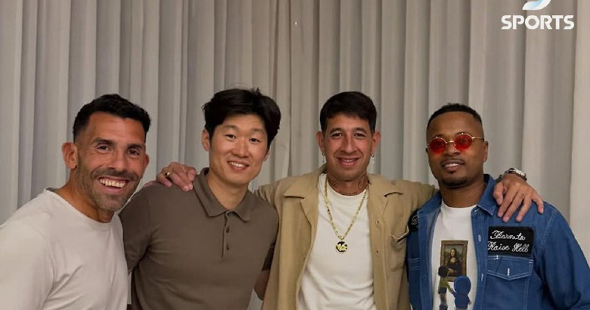 축구계의 유쾌한 우정: 박지성, 에브라, 테베스