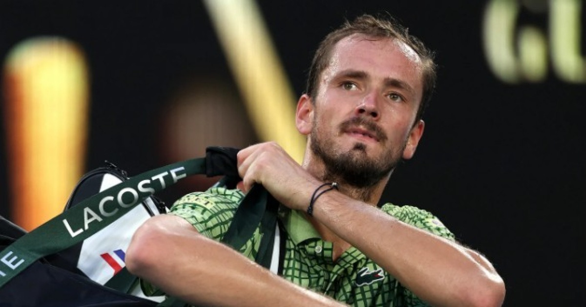 두바이 대회에 출전한 다닐 메드베데프 관련 이미지