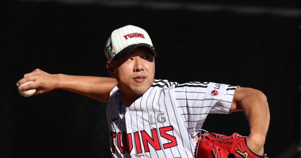 "백지에서 시작하자"...LG 정우영 "네, 구속 욕심 버렸어요"