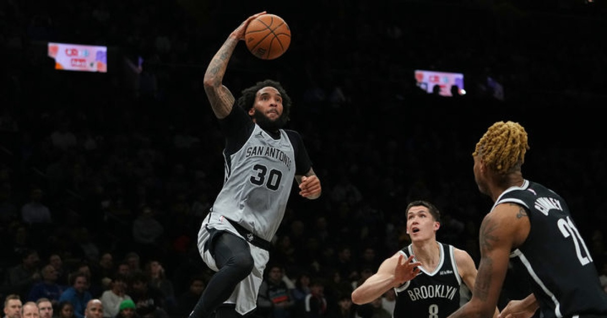 NBA 샌안토니오, 브루클린 꺾고 11연승…1위 OKC와 1.5게임 차