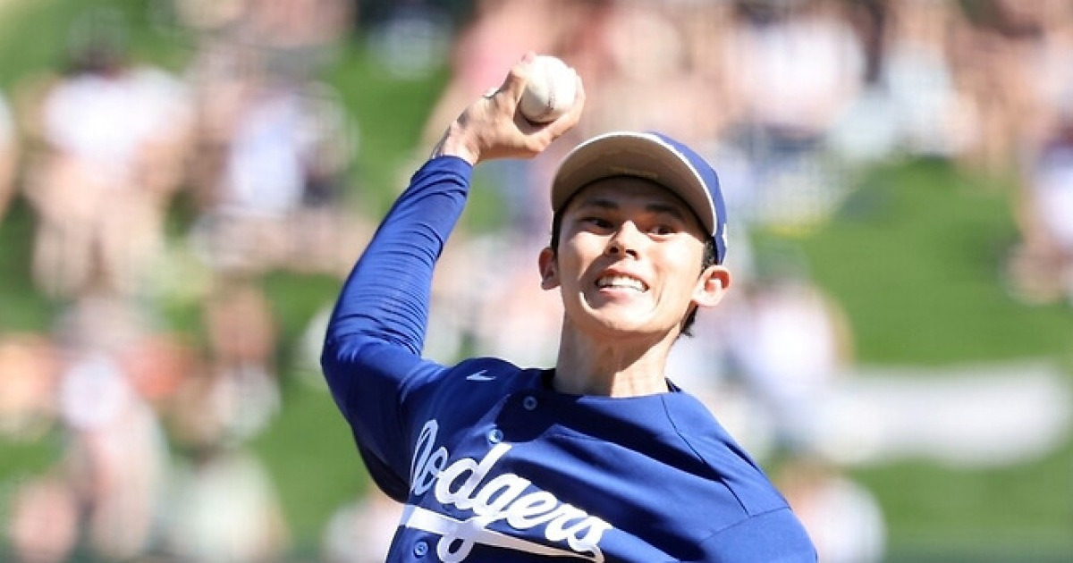 사사키 로키, 선발 등판에 대한 우려 증폭...다저스, 선발진 재조정 필요성 대두