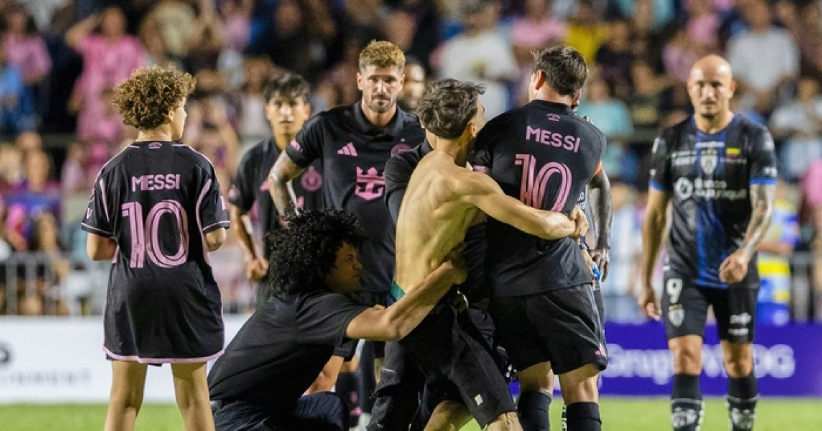 메시, 돌발 상황에도 흔들리지 않다...인터 마이애미 2-1 승리