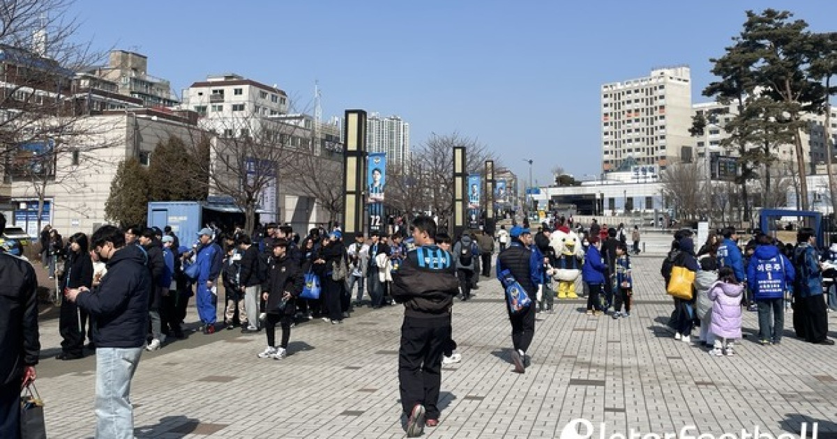 [K-현장메모] 경인더비 기대감 UP! 킥오프 2시간 전부터 인산인해→인천축구전용경기장 역사상 첫 K리그1 매진 임박
