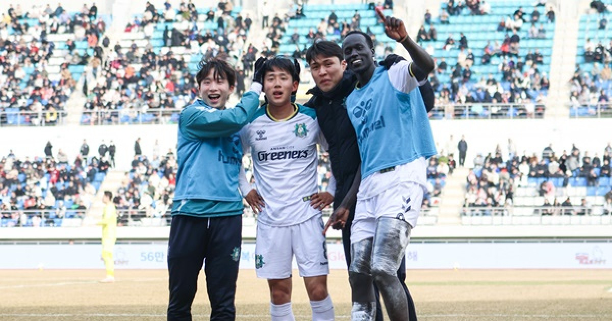 안산, 4-1 대승으로 K리그2 개막전 승리