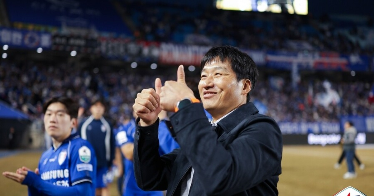 수원삼성, 서울이랜드 2-1 제압... '이정효 매직'으로 K리그2 개막전 승리